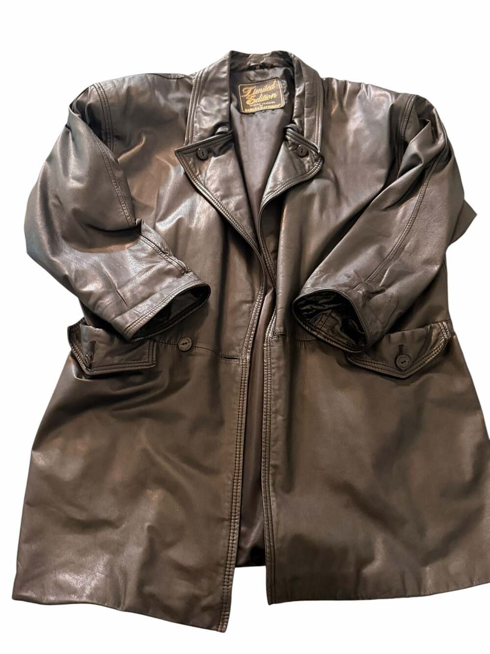 Harley-Davidson Limited Edition Quality Leathers Leather Trench Coat Size M